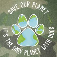 Save Our Planet It's The Only Planet With Dogs Earth Day Legacy Tie Dye Trucker Hat
