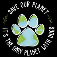 Save Our Planet It's The Only Planet With Dogs Earth Day 7-Panel Snapback Hat