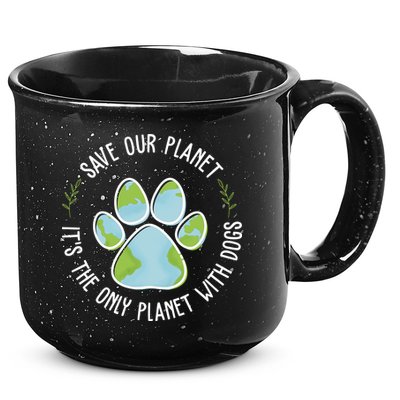 Save Our Planet It's The Only Planet With Dogs Earth Day 15oz Campfire Ceramic Mug