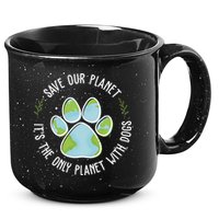 Save Our Planet It's The Only Planet With Dogs Earth Day 15oz Campfire Ceramic Mug