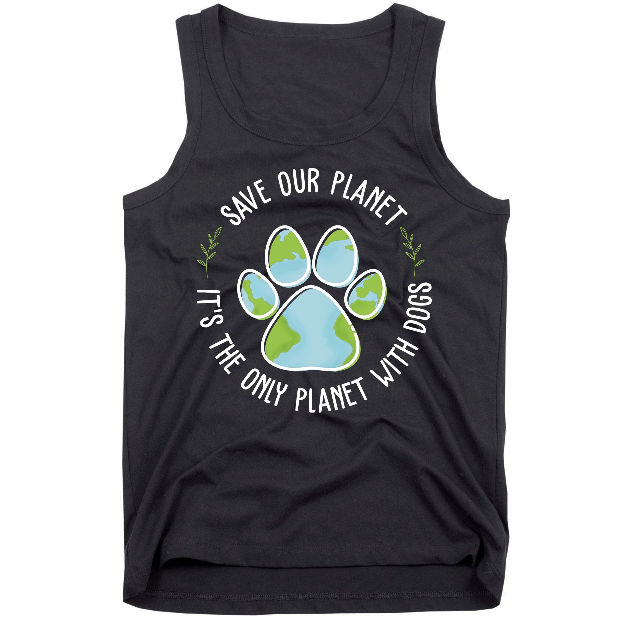 Save Our Planet It's The Only Planet With Dogs Earth Day Tank Top