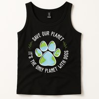Save Our Planet It's The Only Planet With Dogs Earth Day Tank Top