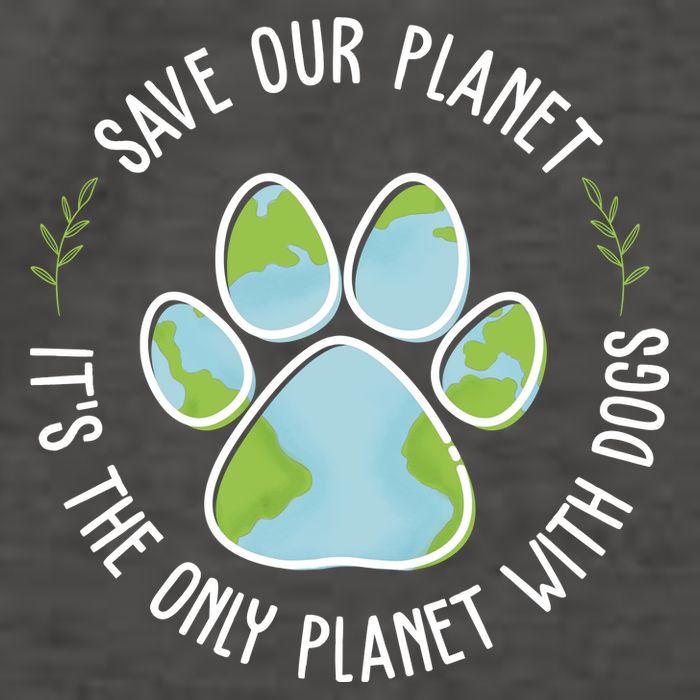 Save Our Planet It's The Only Planet With Dogs Earth Day Vector Backpack