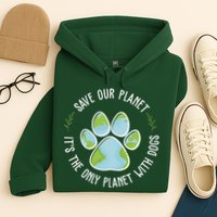 Save Our Planet It's The Only Planet With Dogs Earth Day Hoodie