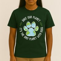 Save Our Planet It's The Only Planet With Dogs Earth Day T-Shirt