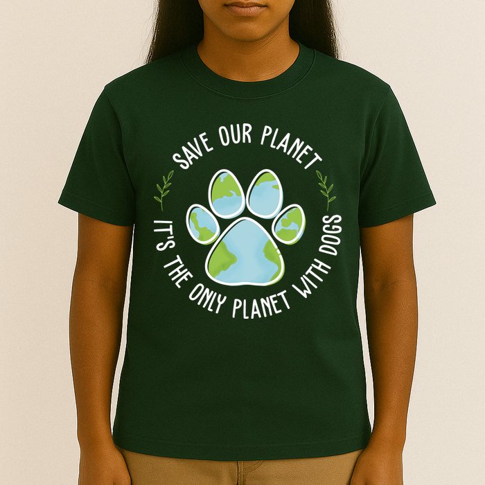 Save Our Planet It's The Only Planet With Dogs Earth Day T-Shirt