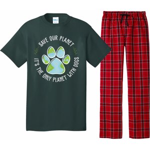 Save Our Planet It's The Only Planet With Dogs Earth Day Pajama Set