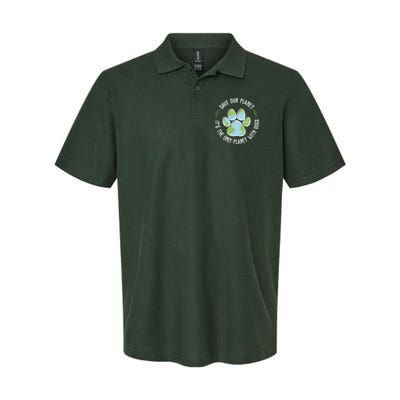 Save Our Planet It's The Only Planet With Dogs Earth Day Polo