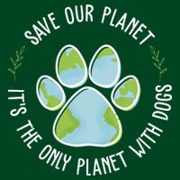 Save Our Planet It's The Only Planet With Dogs Earth Day Mesh Reversible Basketball Jersey Tank