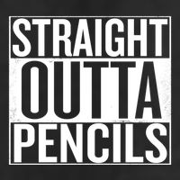 Straight Outta Pencils Gift 11oz C Handle Ceramic Mug