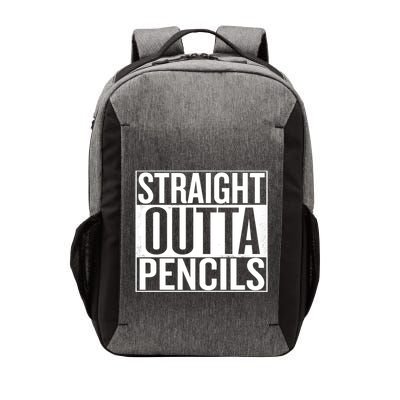 Straight Outta Pencils Gift Vector Backpack