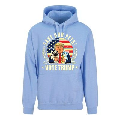 Save Our Pets Vote For Trump 2024 Trump Vance 2024 Election Unisex Surf Hoodie