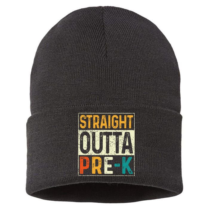 Straight Outta Pre K Preschool Graduation Gifts Sustainable Knit Beanie