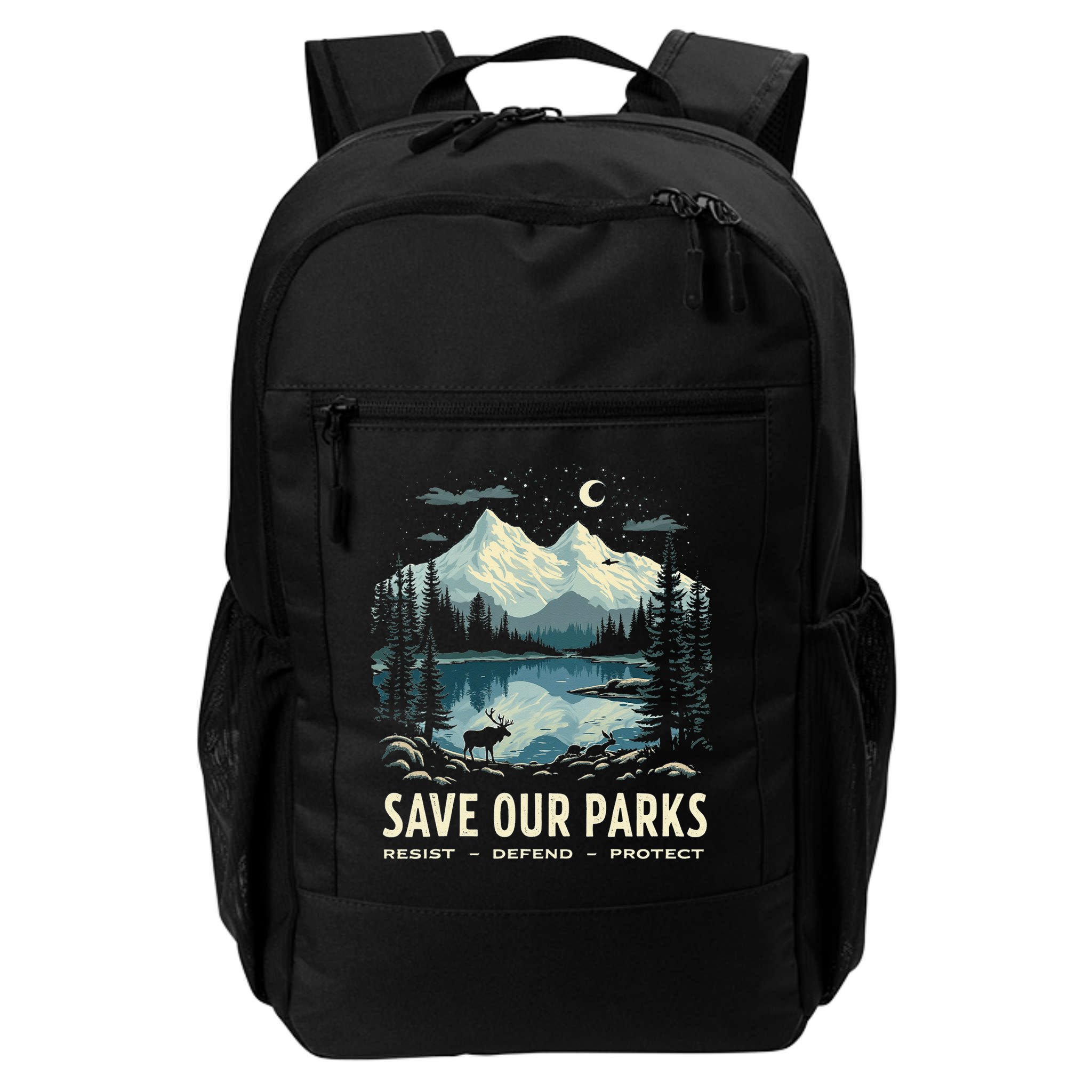 Save Our Parks Resist National Park Protect ALT US Nature Backpack