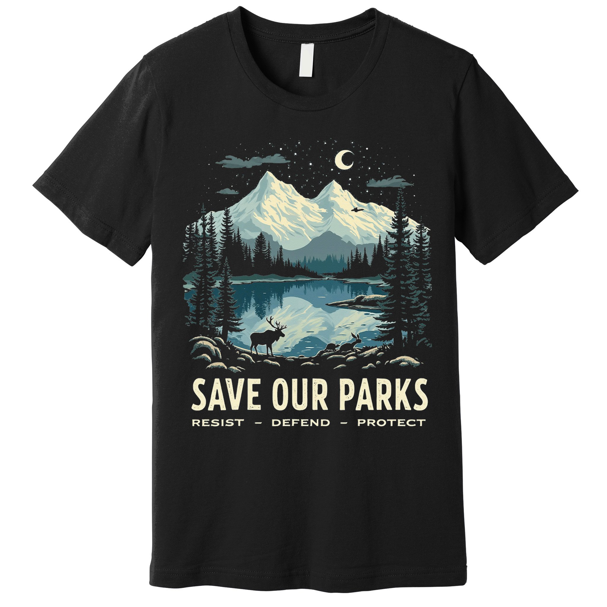 Save Our Parks Resist National Park Protect ALT US Nature Premium T-Shirt
