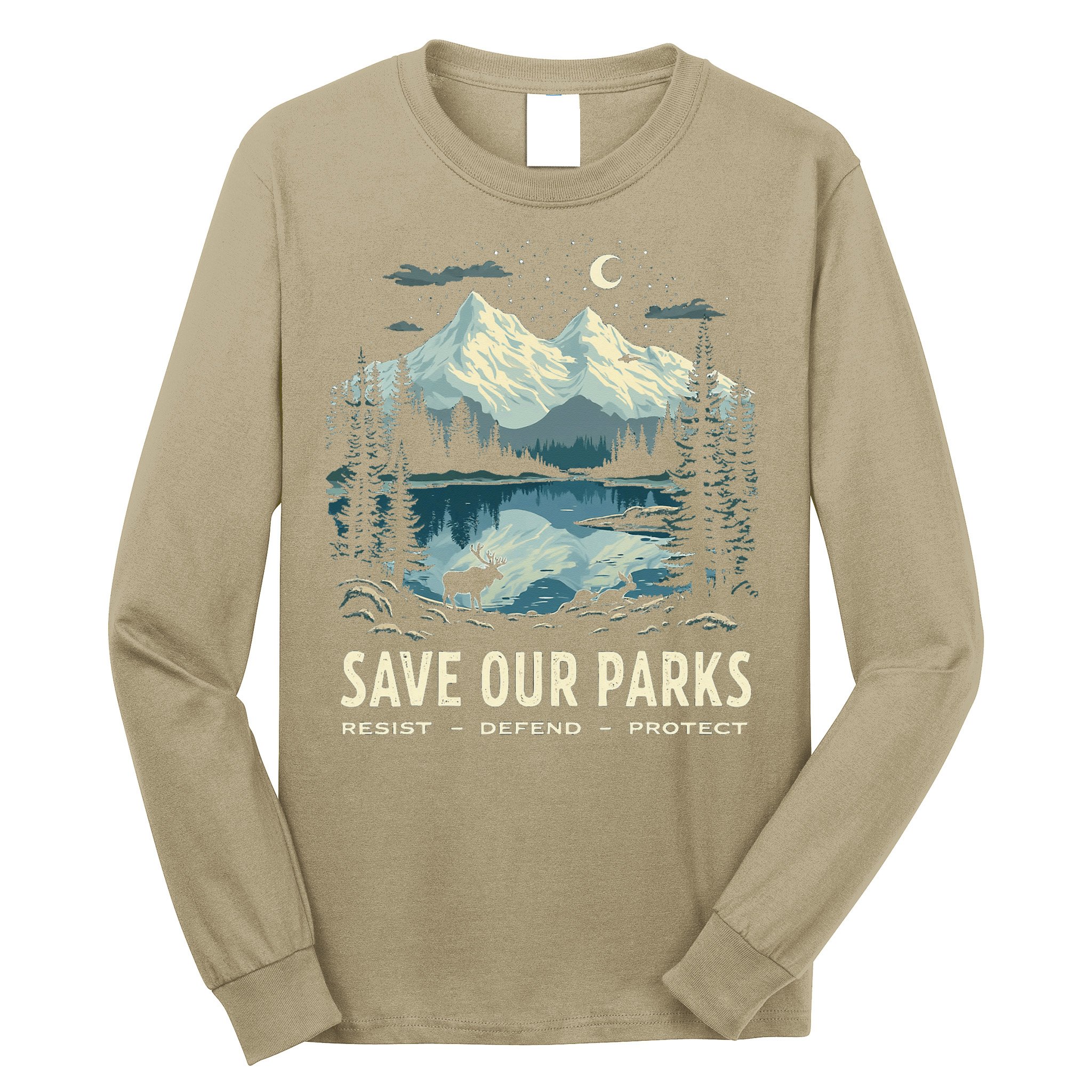 Save Our Parks Resist National Park Protect ALT US Nature Long Sleeve Shirt