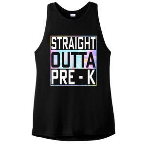 Straight Outta Pre K Preschool Graduation Gifts Ladies PosiCharge Tri-Blend Wicking Tank