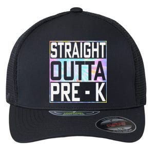 Straight Outta Pre K Preschool Graduation Gifts Flexfit Unipanel Trucker Cap