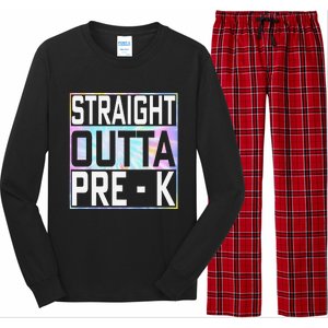 Straight Outta Pre K Preschool Graduation Gifts Long Sleeve Pajama Set