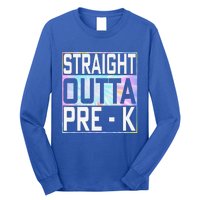 Straight Outta Pre K Preschool Graduation Gifts Long Sleeve Shirt