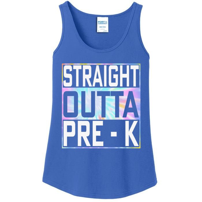 Straight Outta Pre K Preschool Graduation Gifts Ladies Essential Tank