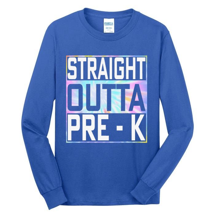 Straight Outta Pre K Preschool Graduation Gifts Tall Long Sleeve T-Shirt