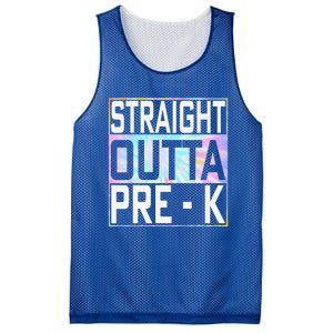 Straight Outta Pre K Preschool Graduation Gifts Mesh Reversible Basketball Jersey Tank