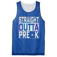 Straight Outta Pre K Preschool Graduation Gifts Mesh Reversible Basketball Jersey Tank