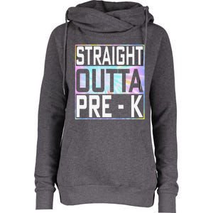 Straight Outta Pre K Preschool Graduation Gifts Womens Funnel Neck Pullover Hood