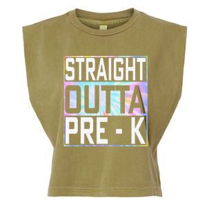 Straight Outta Pre K Preschool Graduation Gifts Garment-Dyed Women's Muscle Tee