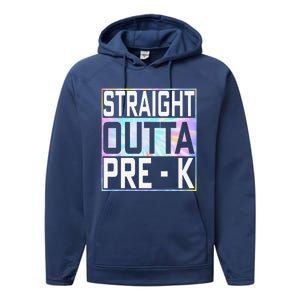 Straight Outta Pre K Preschool Graduation Gifts Performance Fleece Hoodie