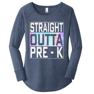 Straight Outta Pre K Preschool Graduation Gifts Women's Perfect Tri Tunic Long Sleeve Shirt