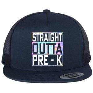 Straight Outta Pre K Preschool Graduation Gifts Flat Bill Trucker Hat