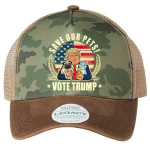 Save Our Pets Vote For Trump 2024 Trump Vance 2024 Election Legacy Tie Dye Trucker Hat