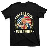 Save Our Pets Vote For Trump 2024 Trump Vance 2024 Election T-Shirt