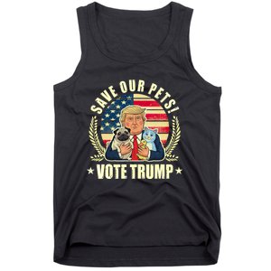 Save Our Pets Vote For Trump 2024 Trump Vance 2024 Election Tank Top