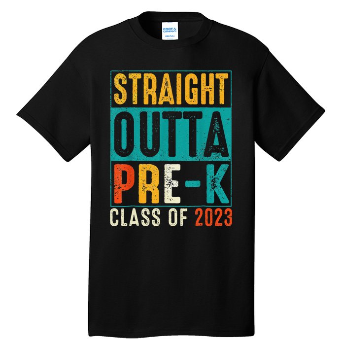 Straight Outta Pre K Preschool Graduation Gifts Tall T-Shirt