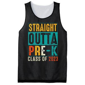 Straight Outta Pre K Preschool Graduation Gifts Mesh Reversible Basketball Jersey Tank