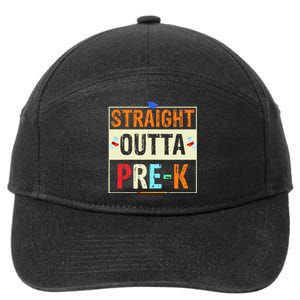 Straight Outta Pre K Preschool Graduation Gifts 7-Panel Snapback Hat