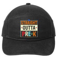 Straight Outta Pre K Preschool Graduation Gifts 7-Panel Snapback Hat