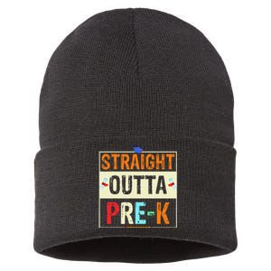 Straight Outta Pre K Preschool Graduation Gifts Sustainable Knit Beanie