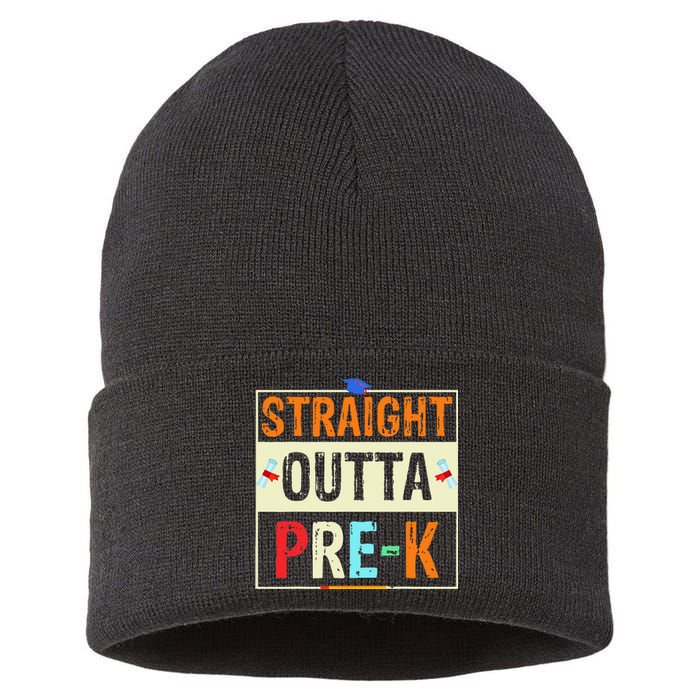 Straight Outta Pre K Preschool Graduation Gifts Sustainable Knit Beanie