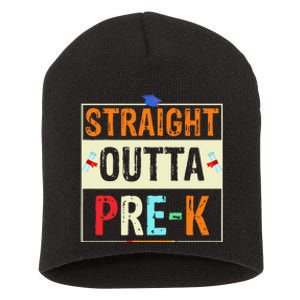 Straight Outta Pre K Preschool Graduation Gifts Short Acrylic Beanie