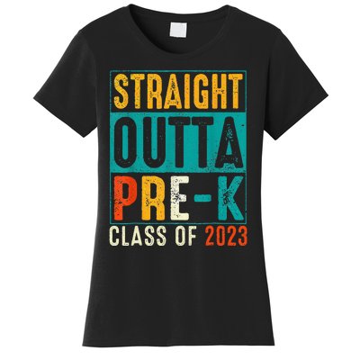 Straight Outta Pre K Preschool Graduation Gifts Women's T-Shirt