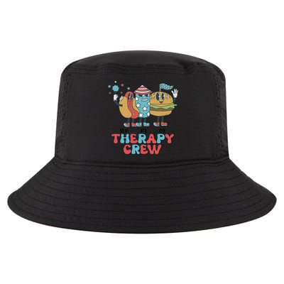 Slp Ot Pt Therapy Crew 4th Of July Patriotic America Vibes Gift Cool Comfort Performance Bucket Hat