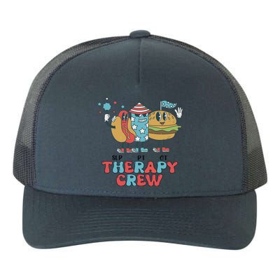 Slp Ot Pt Therapy Crew 4th Of July Patriotic America Vibes Gift Yupoong Adult 5-Panel Trucker Hat