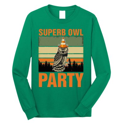 Superb Owl Party Long Sleeve Shirt