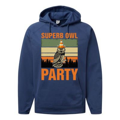 Superb Owl Party Performance Fleece Hoodie