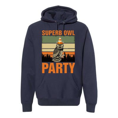 Superb Owl Party Premium Hoodie