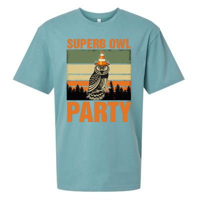 Superb Owl Party Sueded Cloud Jersey T-Shirt